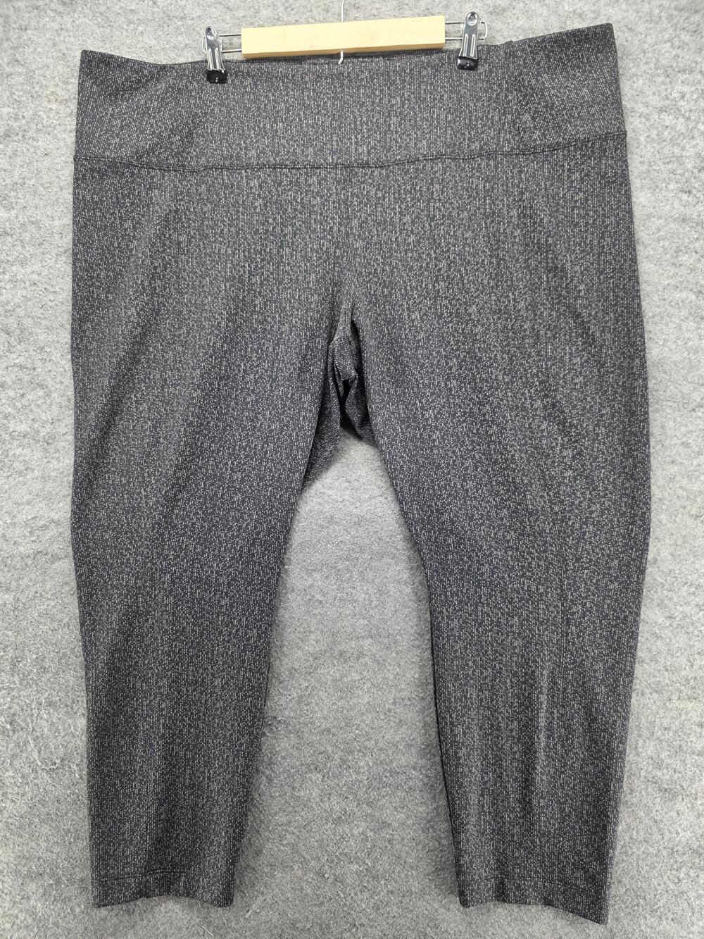 Athleta Leggings Womens 3X Gray Ankle Delancey Elastic Waist 27.5 Inseam